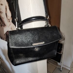 Michael Kors Black Leather Handbag